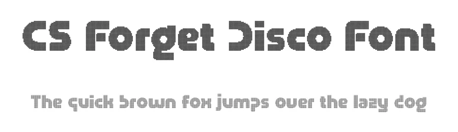 CS Forget Disco Font by craftsupplyco — Display Font