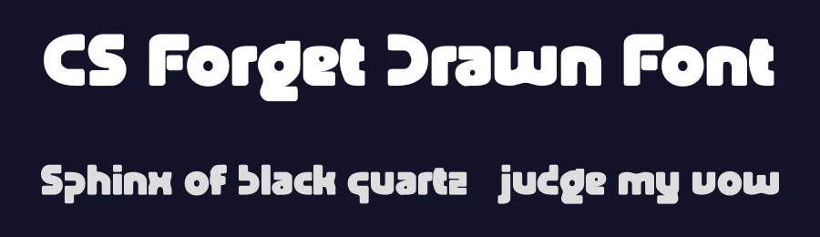 CS Forget Drawn Font by craftsupplyco — Display Font — thumbnail 2