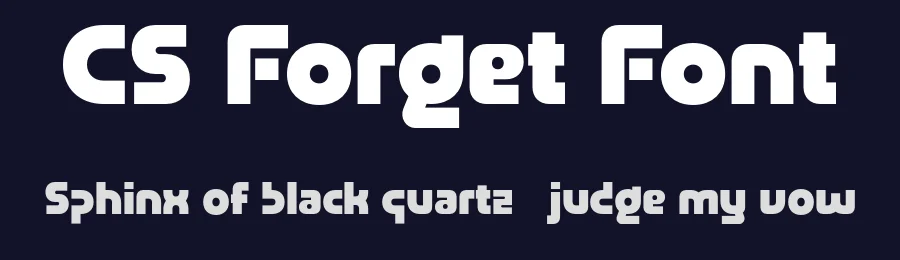 CS Forget Font by craftsupplyco — Display Font — thumbnail 2
