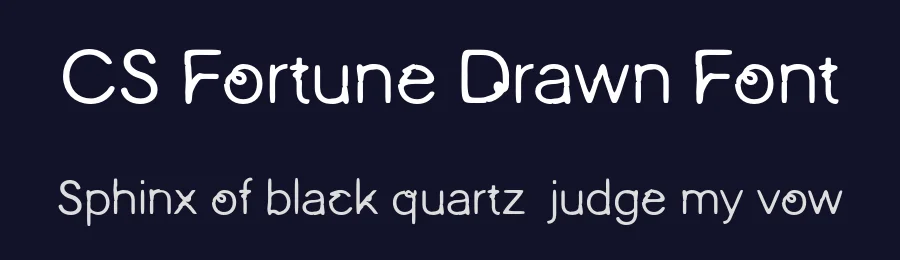 CS Fortune Drawn Font by craftsupplyco — Display Font — thumbnail 2