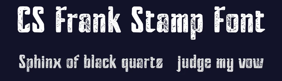 CS Frank Stamp Font by craftsupplyco — Display Font — thumbnail 2