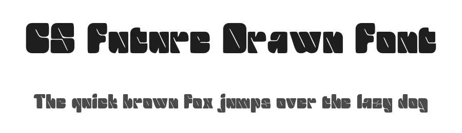 CS Future Drawn Font by craftsupplyco — Display Font