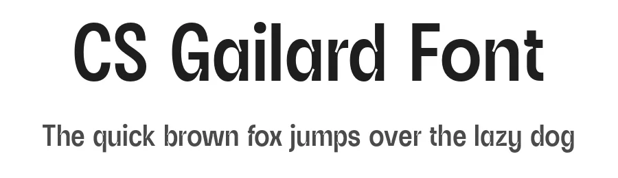 CS Gailard Font by craftsupplyco — Display Font