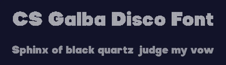 CS Galba Disco Font by craftsupplyco — Display Font — thumbnail 2
