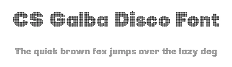 CS Galba Disco Font by craftsupplyco — Display Font