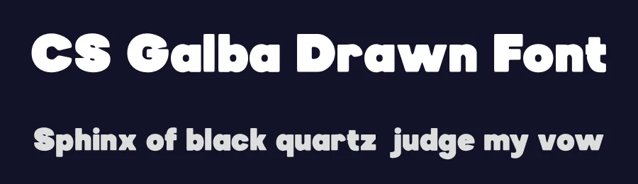 CS Galba Drawn Font by craftsupplyco — Sans Serif Font — thumbnail 2