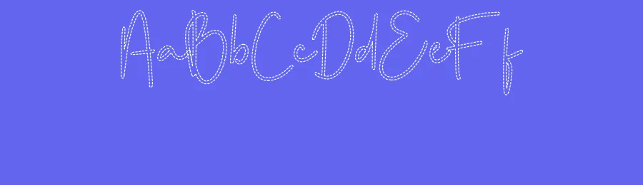 CS Galysia Dashed Font by craftsupplyco — Script Handwritten Font — thumbnail 3