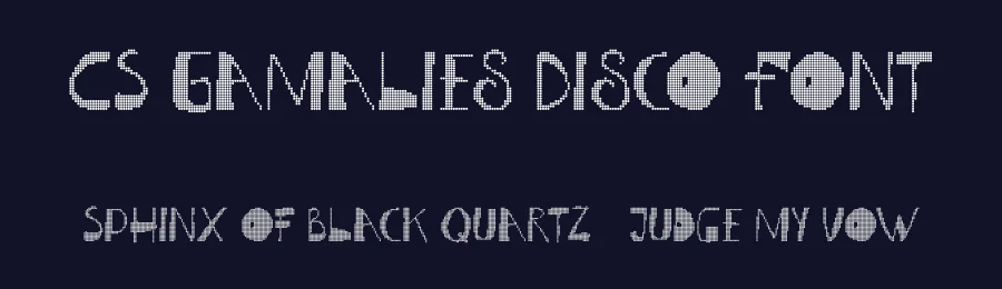 CS Gamalies Disco Font by craftsupplyco — Display Font — thumbnail 2