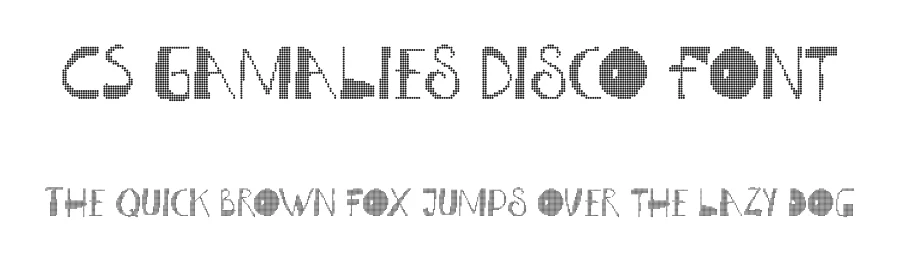 CS Gamalies Disco Font by craftsupplyco — Display Font