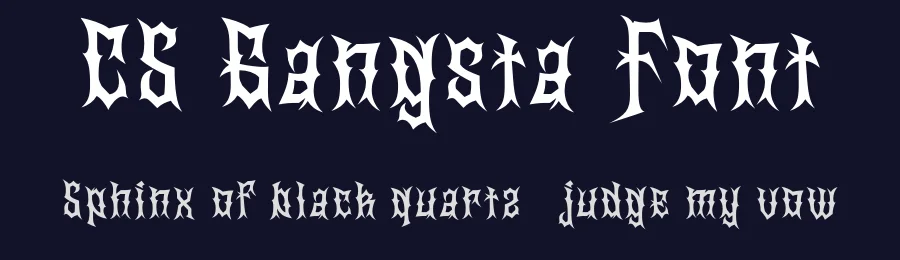 CS Gangsta Font by craftsupplyco — Display Font — thumbnail 2