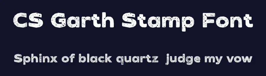 CS Garth Stamp Font by craftsupplyco — Sans Serif Font — thumbnail 2