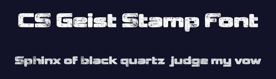 CS Geist Stamp Font by craftsupplyco — Sans Serif Font — thumbnail 2
