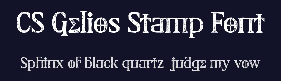 CS Gelios Stamp Font by craftsupplyco — Display Font — thumbnail 2
