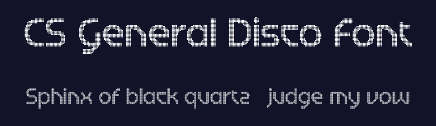 CS General Disco Font by craftsupplyco — Display Font — thumbnail 2