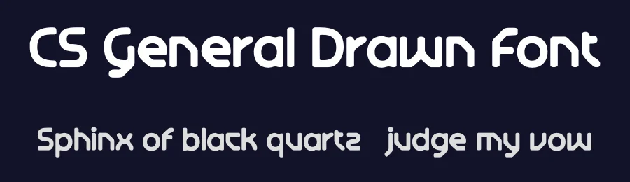 CS General Drawn Font by craftsupplyco — Display Font — thumbnail 2
