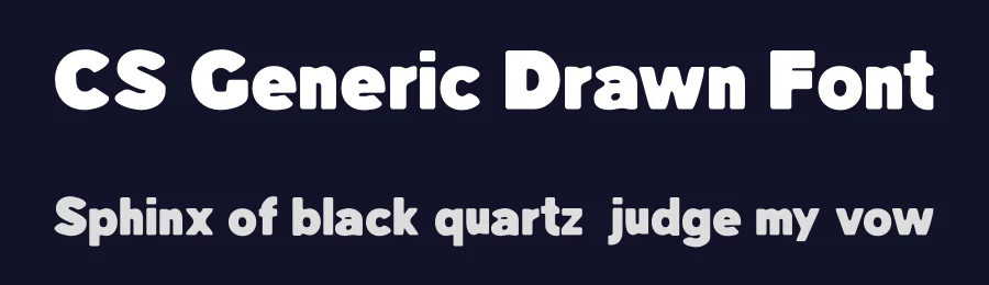 CS Generic Drawn Font by craftsupplyco — Sans Serif Font — thumbnail 2