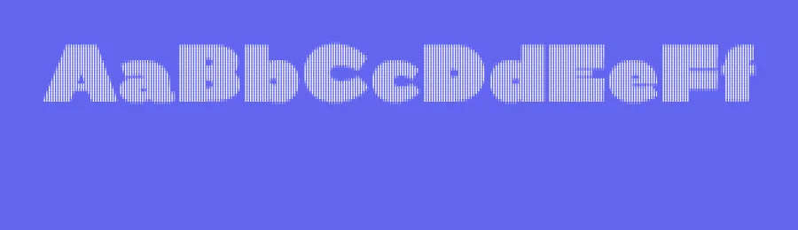 CS Geneva Slitscan Font by craftsupplyco — Display Font — thumbnail 3