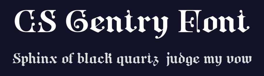 CS Gentry Font by craftsupplyco — Display Font — thumbnail 2