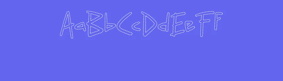CS Gesture Dashed Font by craftsupplyco — Display Font — thumbnail 3