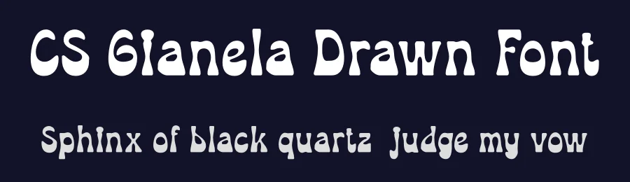 CS Gianela Drawn Font by craftsupplyco — Display Font — thumbnail 2