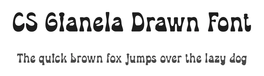 CS Gianela Drawn Font by craftsupplyco — Display Font