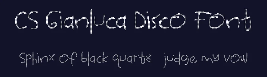 CS Gianluca Disco Font by craftsupplyco — Display Font — thumbnail 2