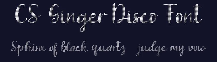 CS Ginger Disco Font by craftsupplyco — Display Font — thumbnail 2