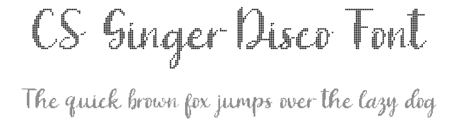 CS Ginger Disco Font by craftsupplyco — Display Font