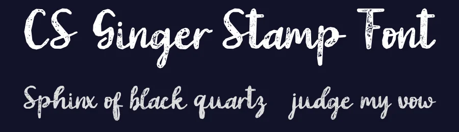 CS Ginger Stamp Font by craftsupplyco — Script Handwritten Font — thumbnail 2