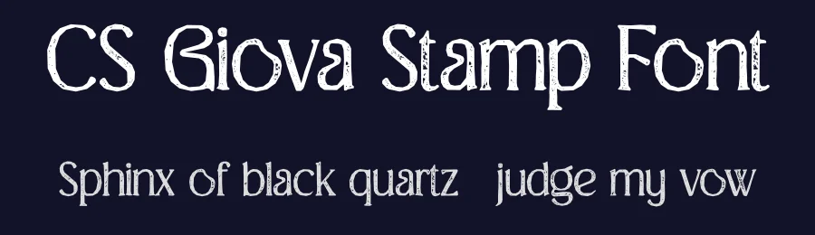 CS Giova Stamp Font by craftsupplyco — Display Font — thumbnail 2