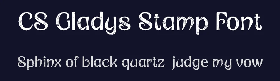 CS Gladys Stamp Font by craftsupplyco — Display Font — thumbnail 2