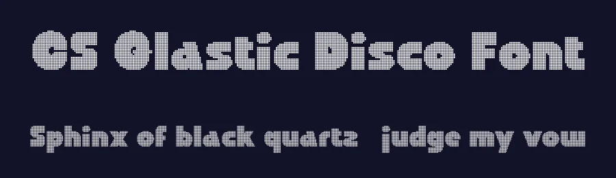 CS Glastic Disco Font by craftsupplyco — Display Font — thumbnail 2