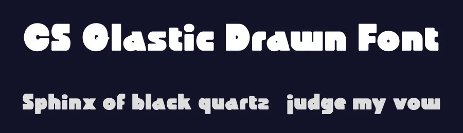 CS Glastic Drawn Font by craftsupplyco — Display Font — thumbnail 2