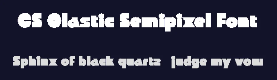 CS Glastic Semipixel Font by craftsupplyco — Display Font — thumbnail 2