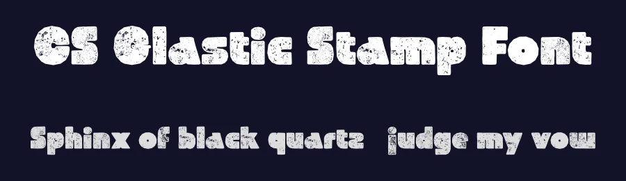 CS Glastic Stamp Font by craftsupplyco — Display Font — thumbnail 2
