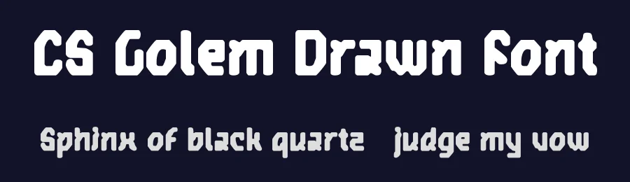CS Golem Drawn Font by craftsupplyco — Display Font — thumbnail 2