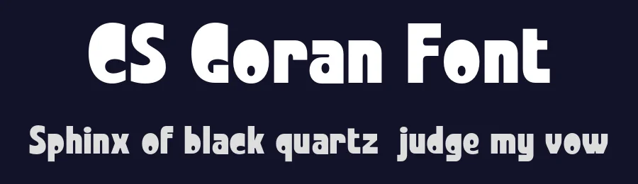 CS Goran Font by craftsupplyco — Display Font — thumbnail 2