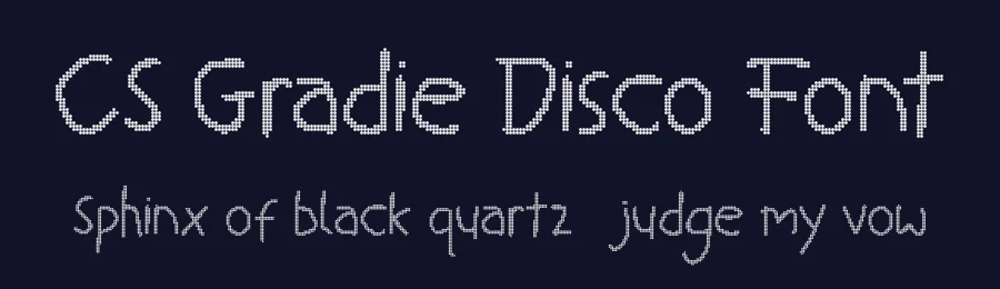 CS Gradie Disco Font by craftsupplyco — Display Font — thumbnail 2