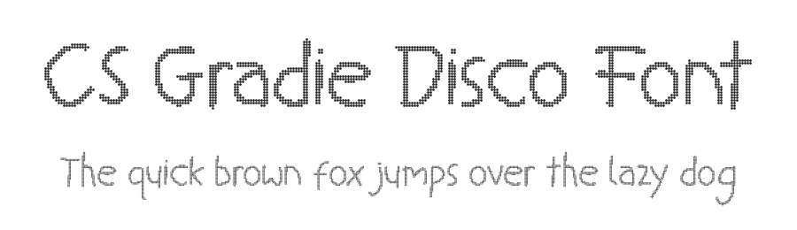 CS Gradie Disco Font by craftsupplyco — Display Font