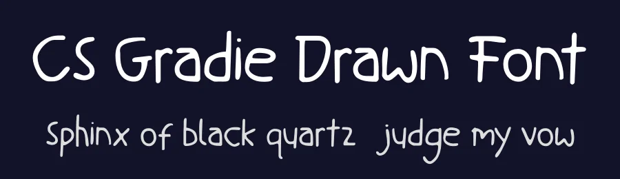 CS Gradie Drawn Font by craftsupplyco — Script Handwritten Font — thumbnail 2