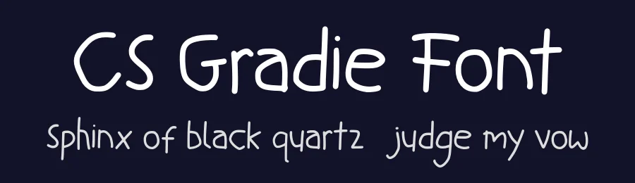 CS Gradie Font by craftsupplyco — Script Handwritten Font — thumbnail 2