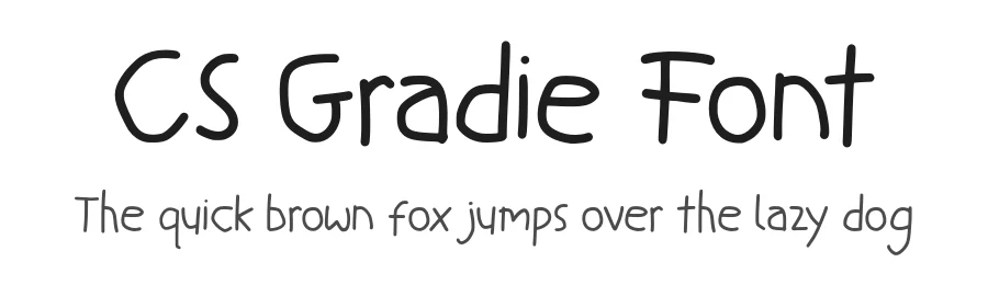 CS Gradie Font by craftsupplyco — Script Handwritten Font
