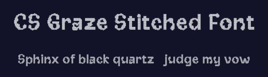 CS Graze Stitched Font by craftsupplyco — Display Font — thumbnail 2
