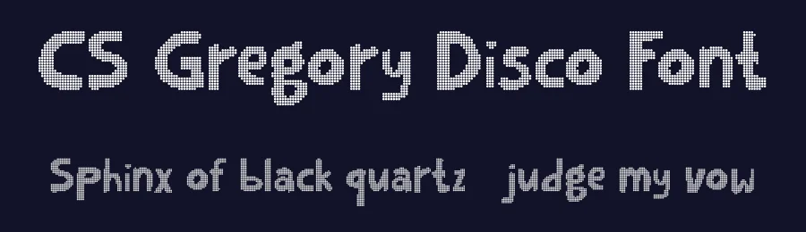 CS Gregory Disco Font by craftsupplyco — Display Font — thumbnail 2