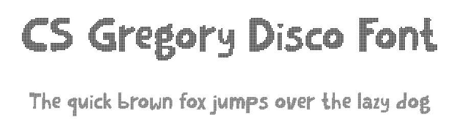 CS Gregory Disco Font by craftsupplyco — Display Font