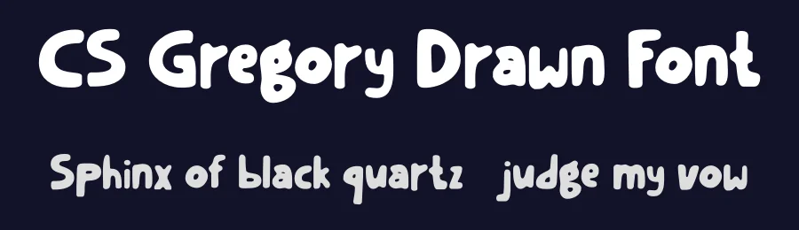 CS Gregory Drawn Font by craftsupplyco — Script Handwritten Font — thumbnail 2