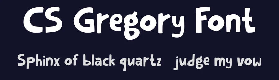 CS Gregory Font by craftsupplyco — Display Font — thumbnail 2