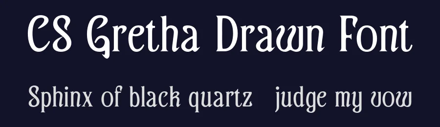 CS Gretha Drawn Font by craftsupplyco — Display Font — thumbnail 2