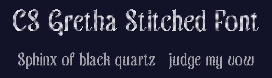 CS Gretha Stitched Font by craftsupplyco — Display Font — thumbnail 2