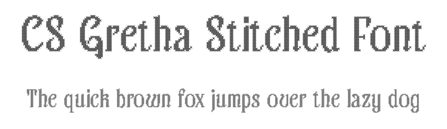 CS Gretha Stitched Font by craftsupplyco — Display Font